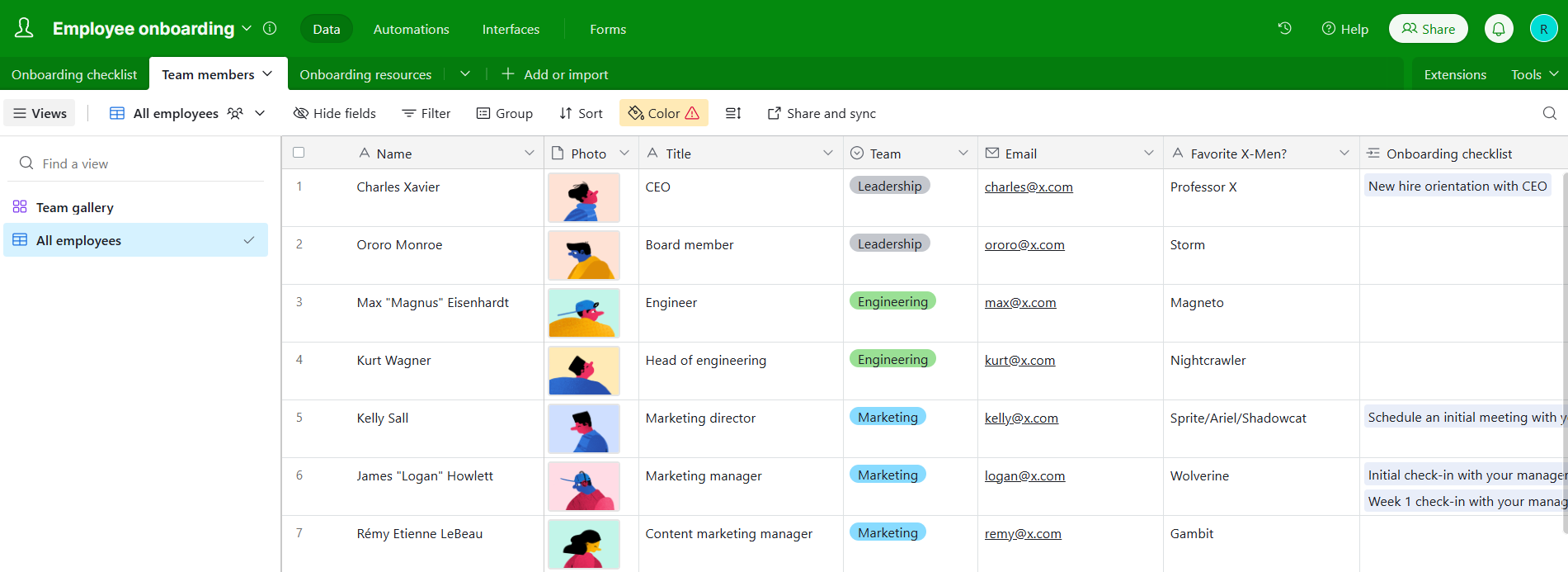 Kanban team menber