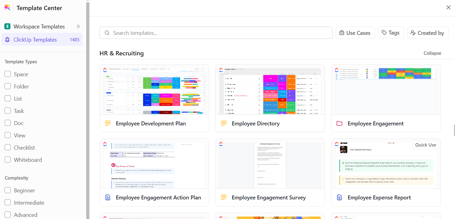 Selection of a Workflow and its Components