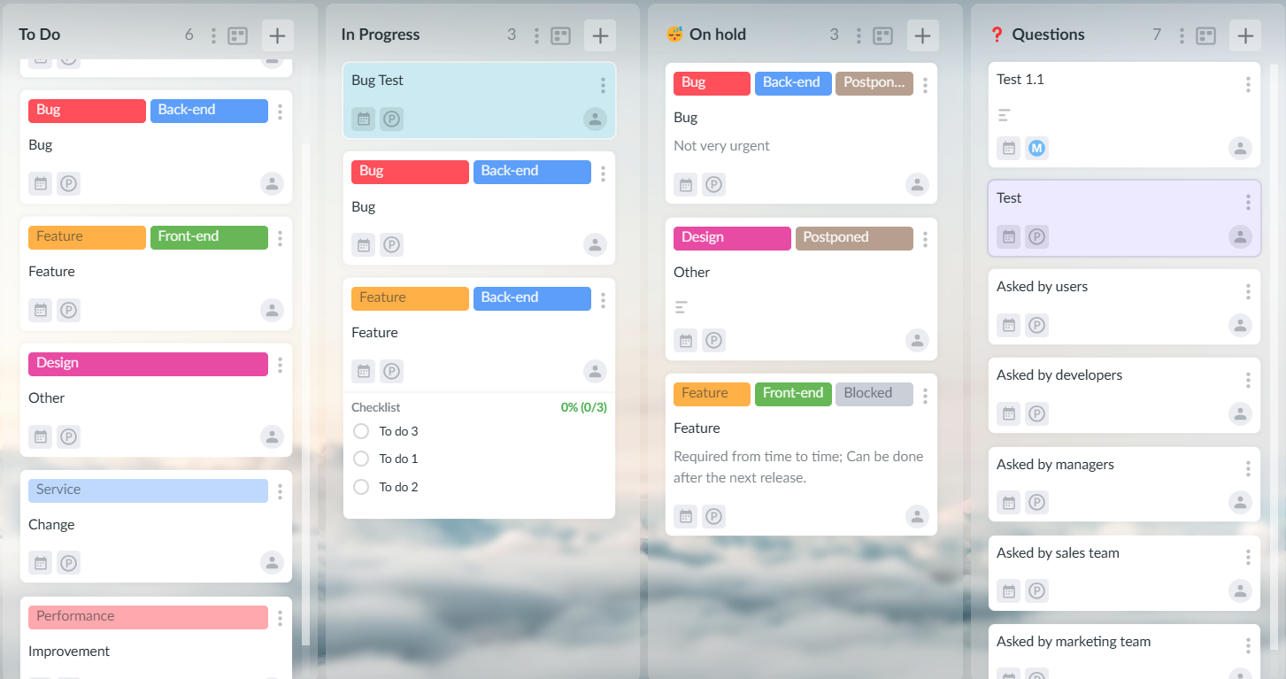 Use of Workflow in Kanban