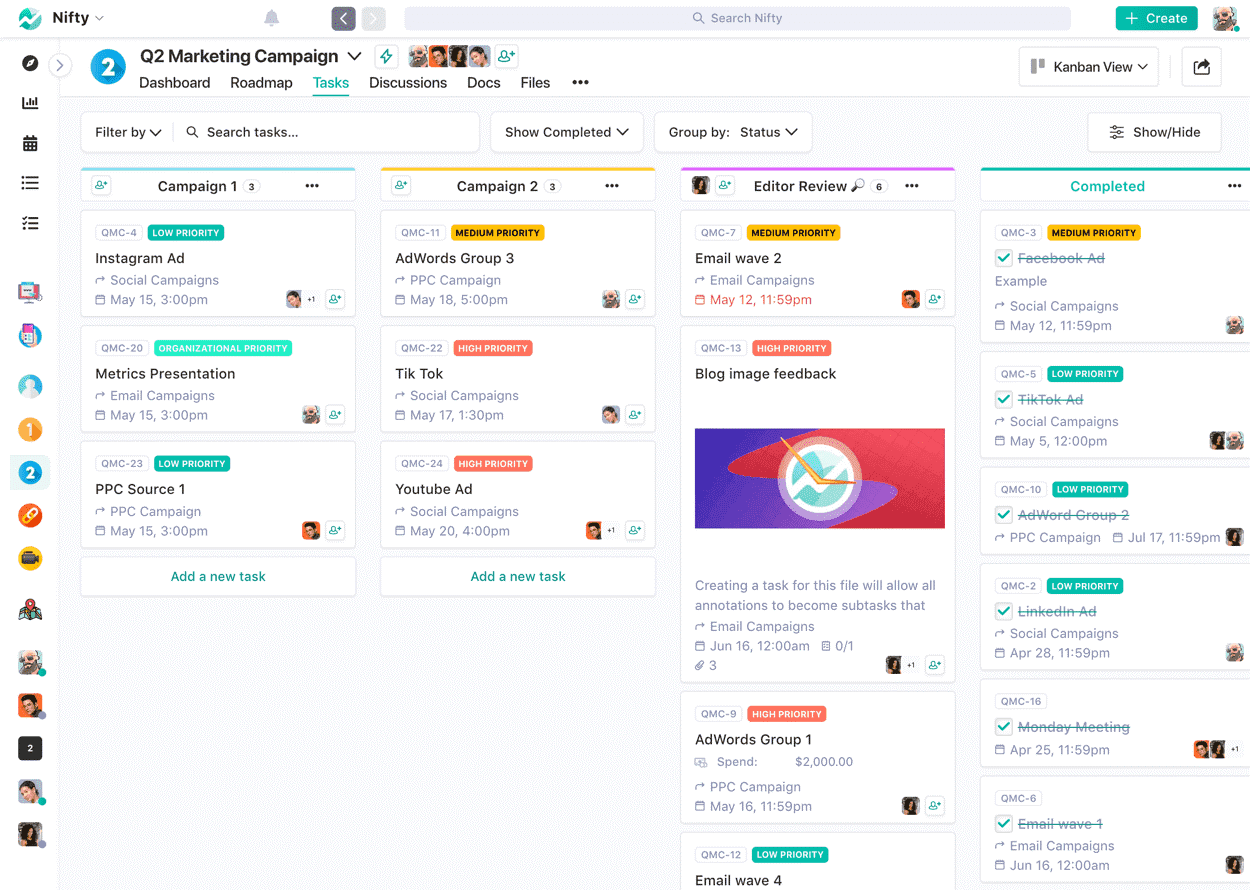 Sample Kanban Board