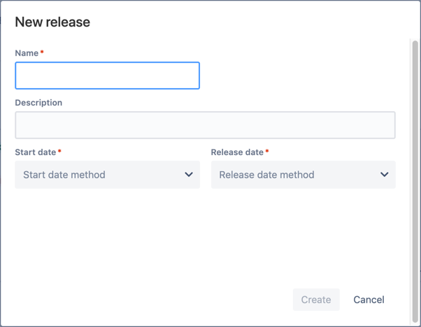 Creation of Release in Kanban