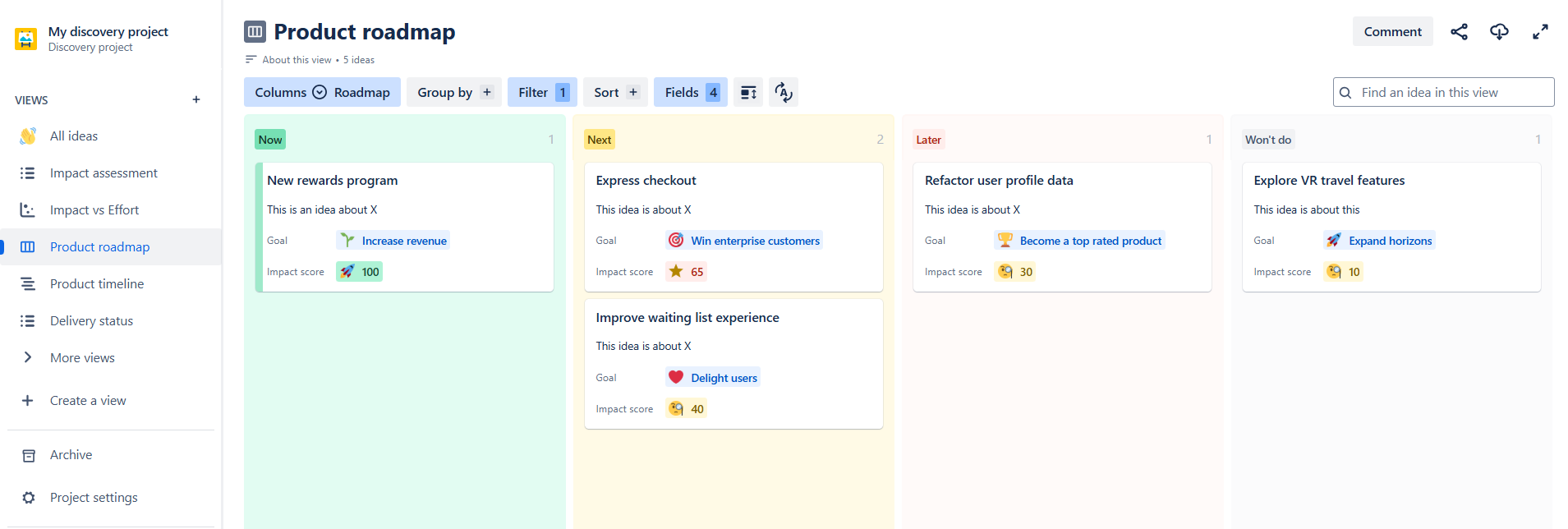 Product Roadmap
